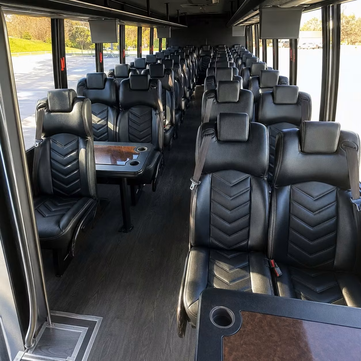 25 passenger minibus interior