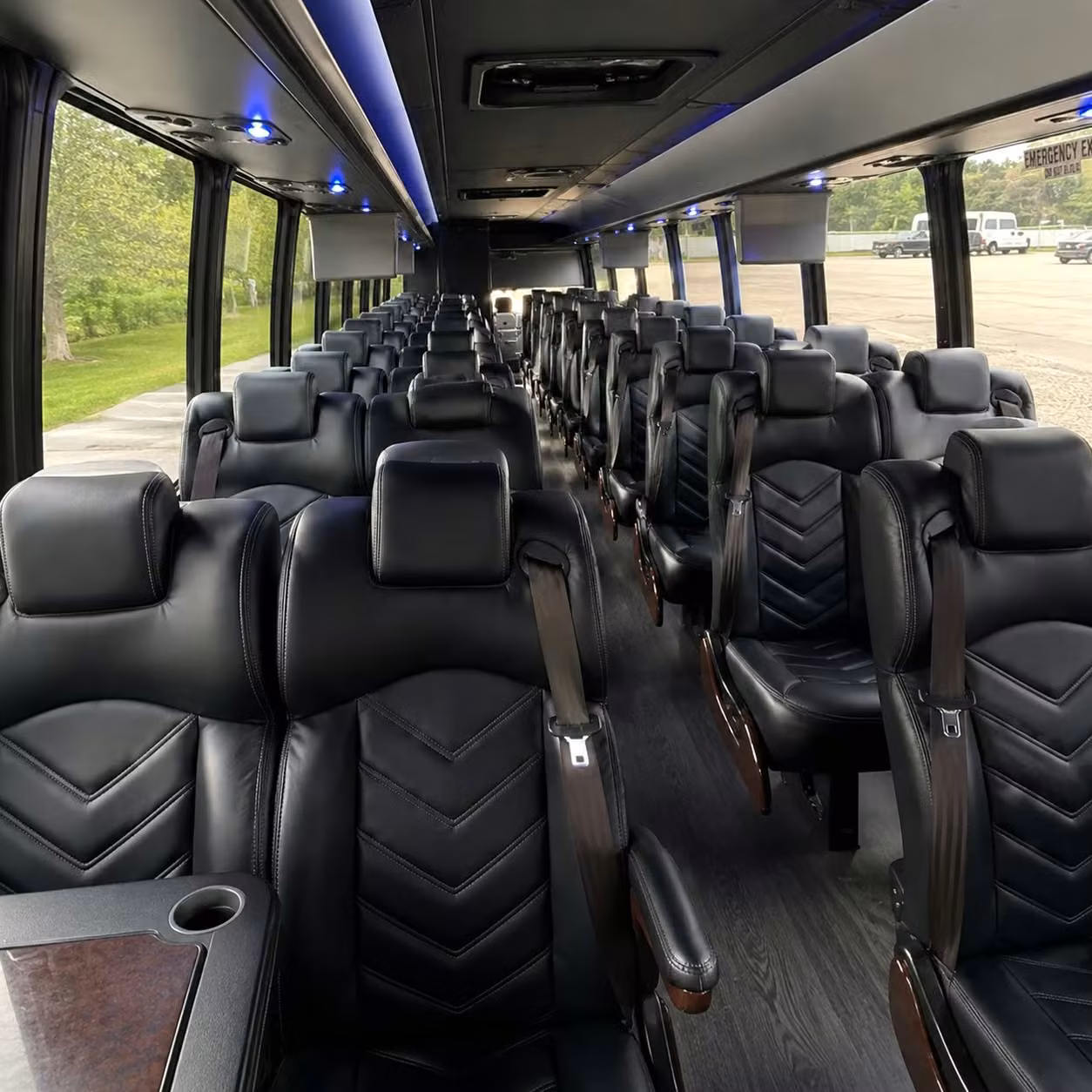 30 passenger minibus interior