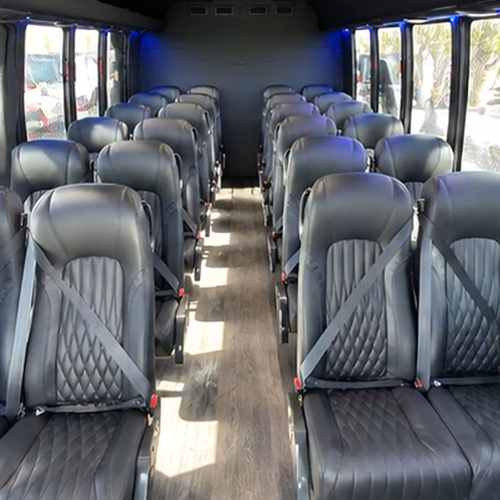 35 passenger minibus interior