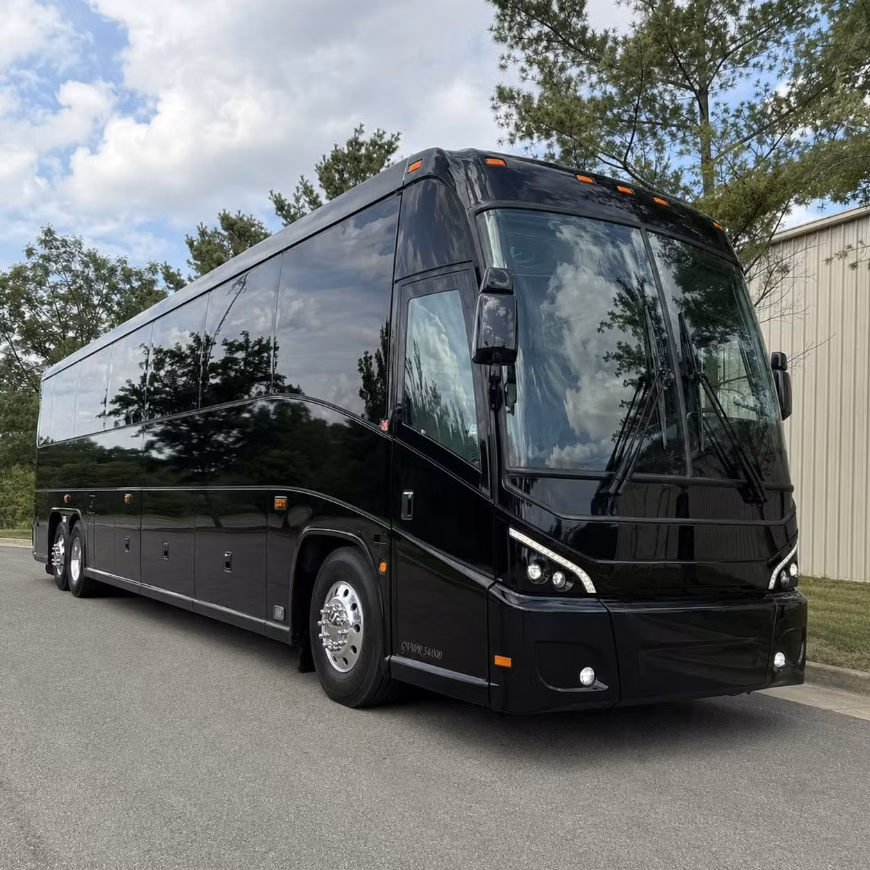 56 passenger charter bus
