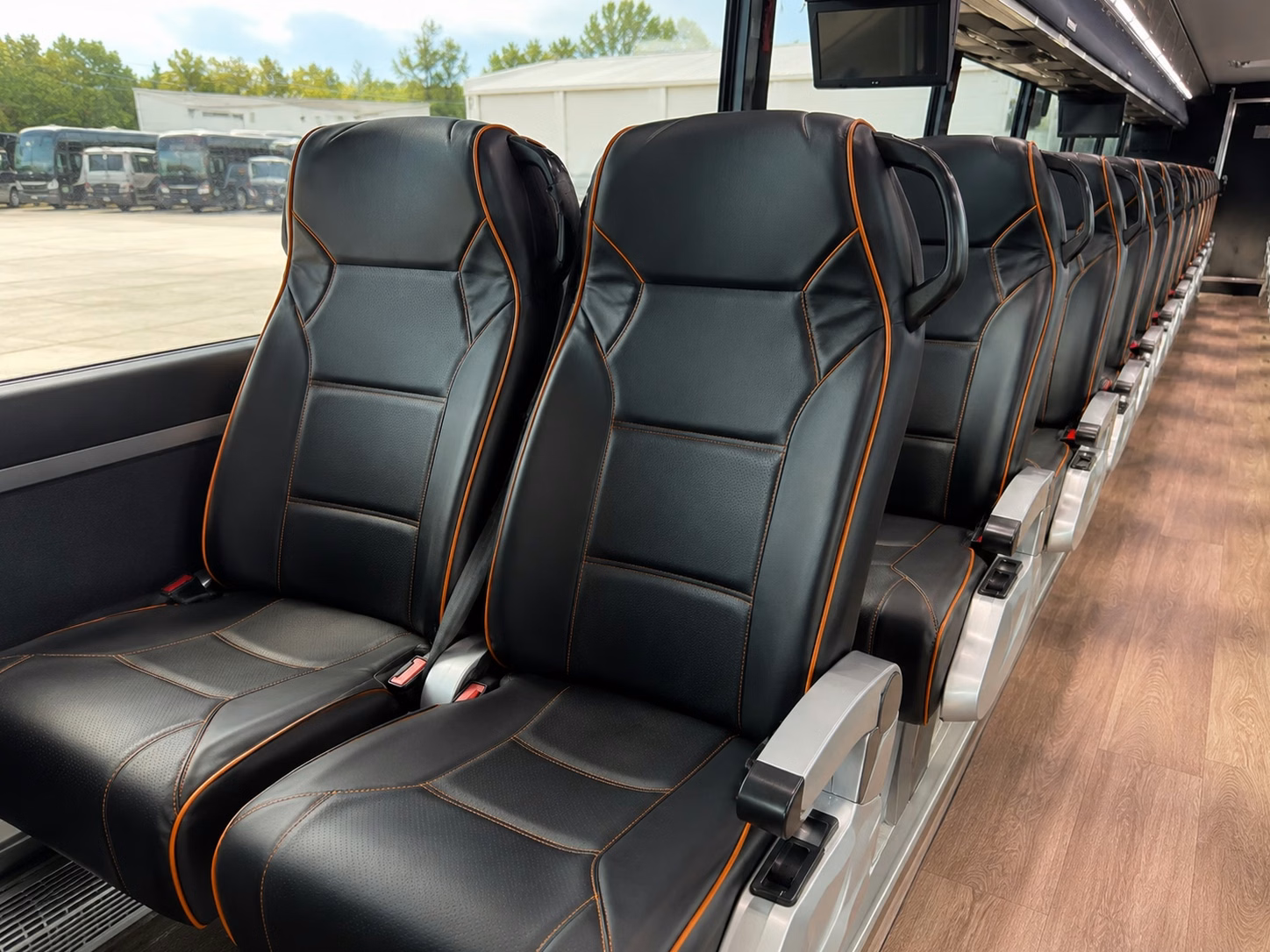 westminster charter bus interior